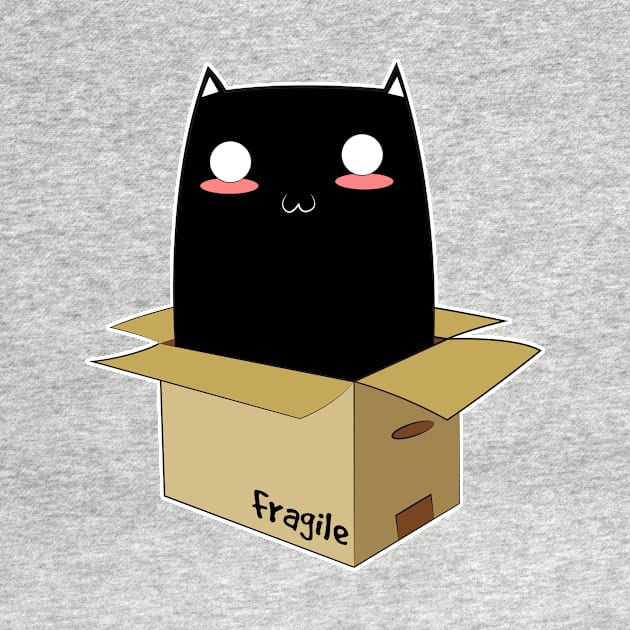Black Cat in a Box by Catifornia